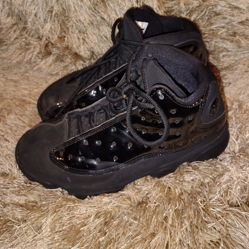 Black High-Top Sneakers